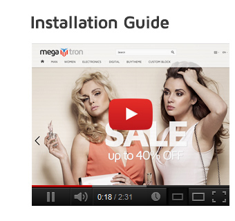 Installation video guide
